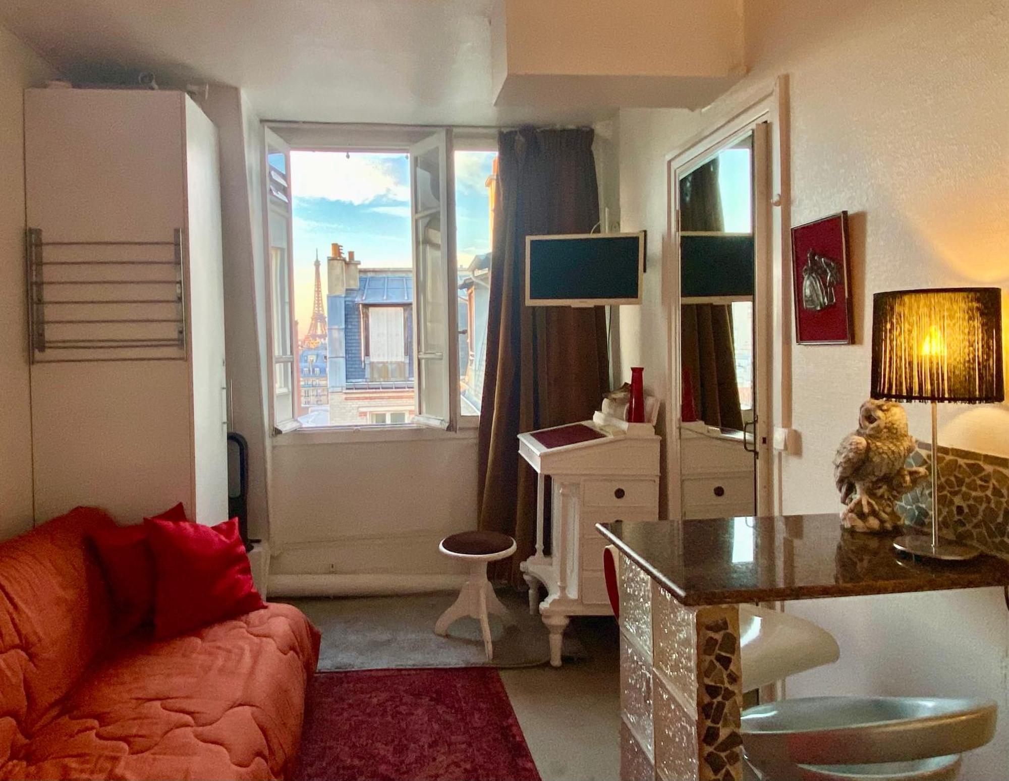 Studio Chic Paris Tour Eiffel Near Eiffel Tower 7Th Floor Dış mekan fotoğraf